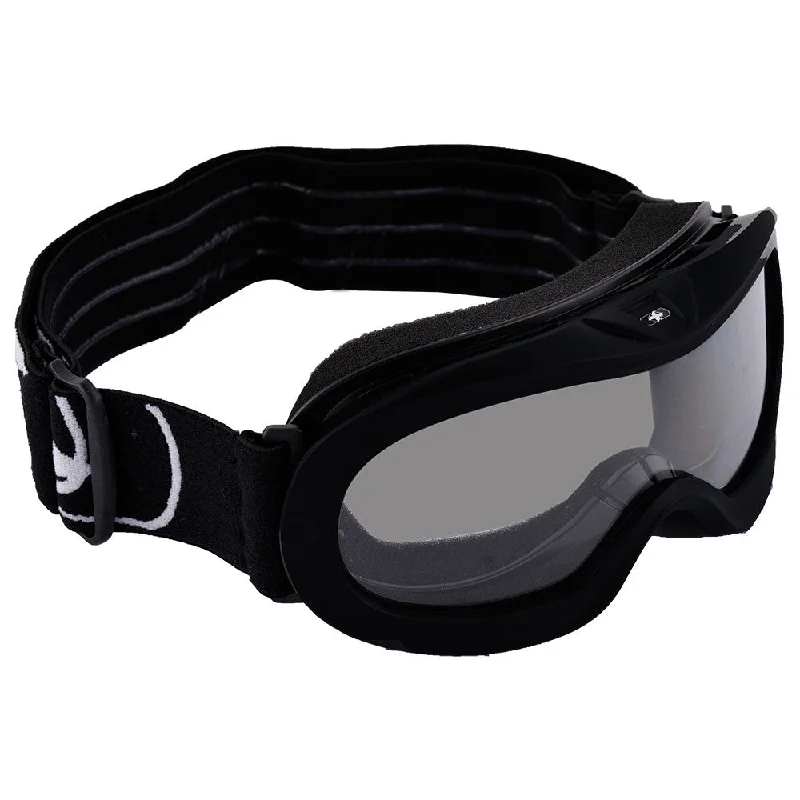 Oxford Fury Junior Motocross Goggles Gloss Black - Clear Lens