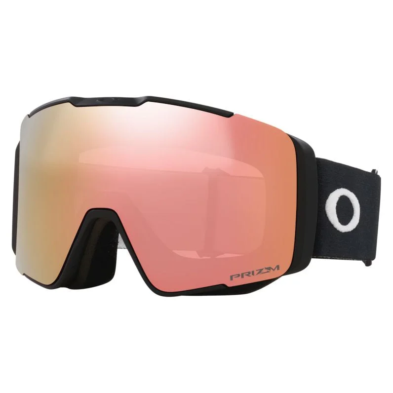 OAKLEY LINE MINER PRO M MATTE BLACK GOGGLES PRIZM ROSE GOLD IRIDIUM/PRIZM ICED IRIDIUM