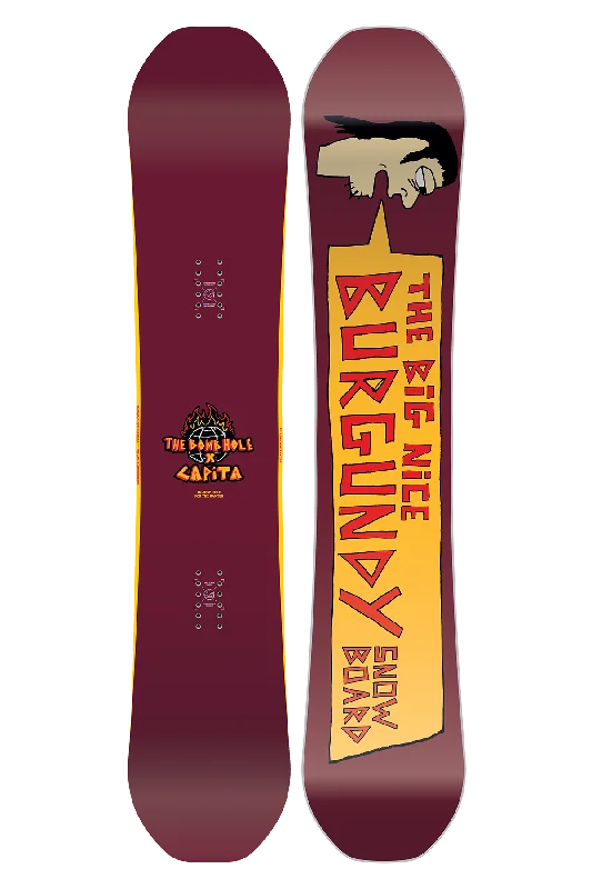 THE BIG NICE BURGUNDY SNOWBOARD