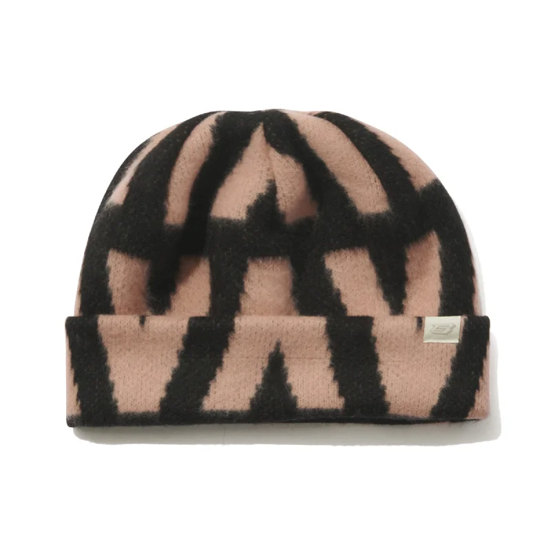 JACQUARD BEANIE PINK