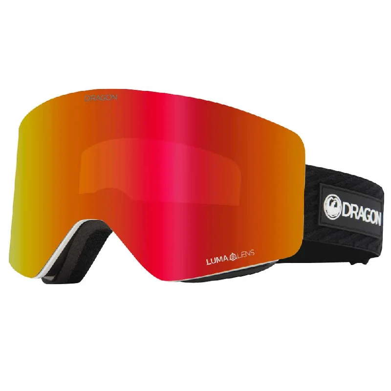 Dragon R1 OTG Snowboard Goggles 2025 - Icon/Lumalens Red Ion + Bonus Lens Lumalens Light Rose