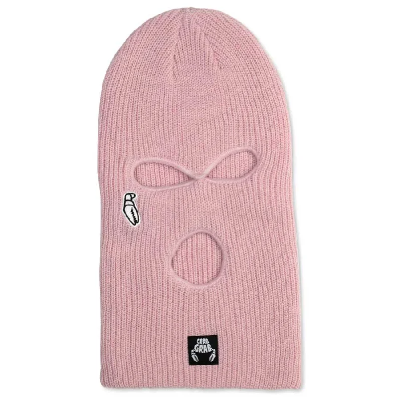 Crab Grab Goon Mask Balaclava - Soft Pink