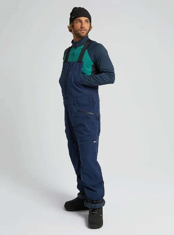 Burton Reserve Mens Bib Pants Dress Blue