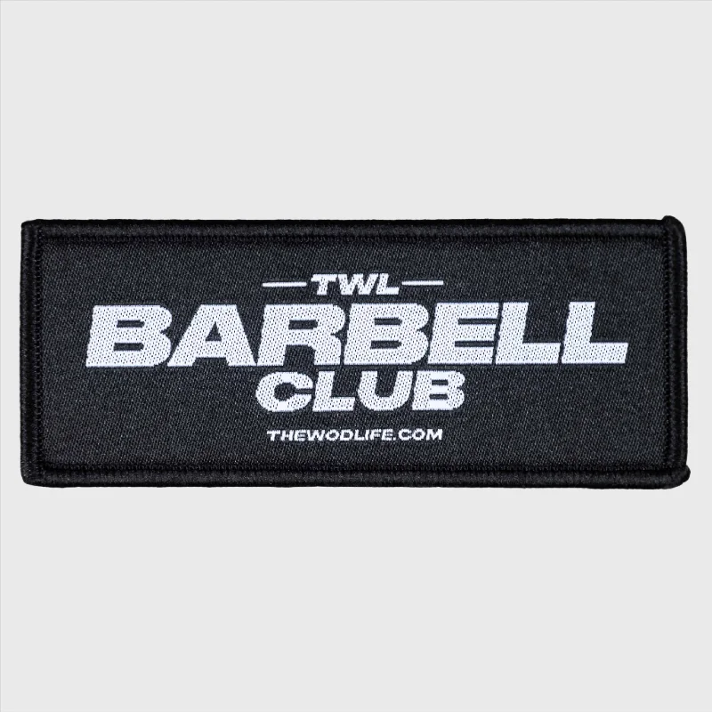 TWL - VELCRO PATCH - BARBELL CLUB