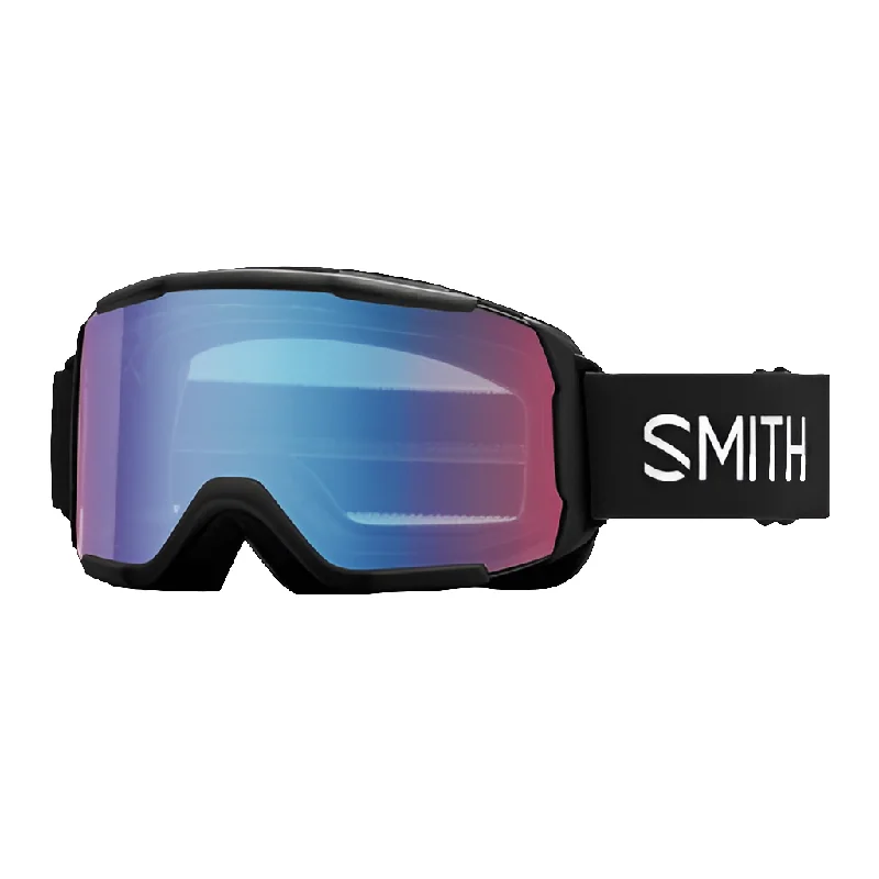 SMITH DAREDEVIL BLACK BLUE SENSOR MIRROR LENS