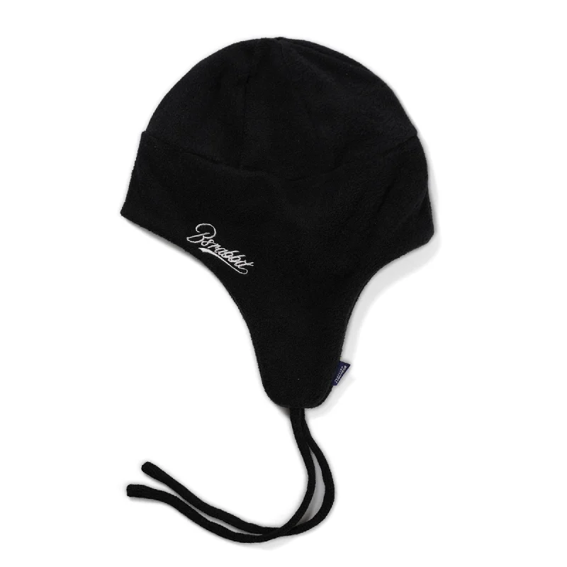 BSRBT WAPPEN FLEECE EARFLAP BEANIE BLACK