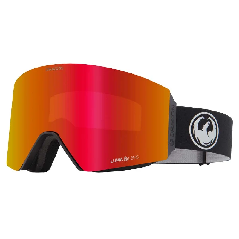 Dragon RVX Mag OTG Snowboard Goggles 2025 - Nouveau Black/Lumalens Red Ion + Bonus Lens Lumalens Light Rose