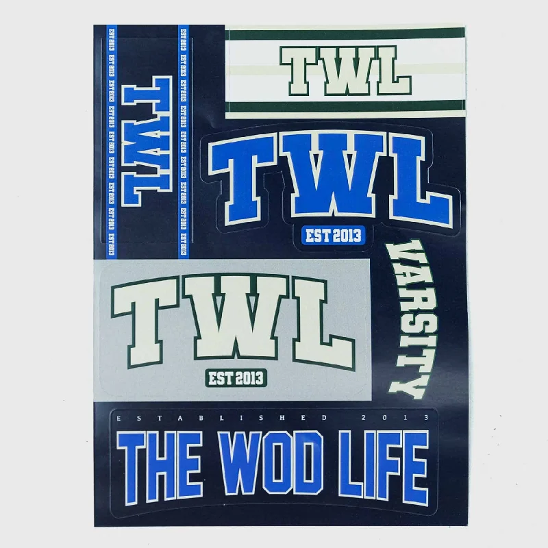 TWL - STICKER SHEET - VARSITY