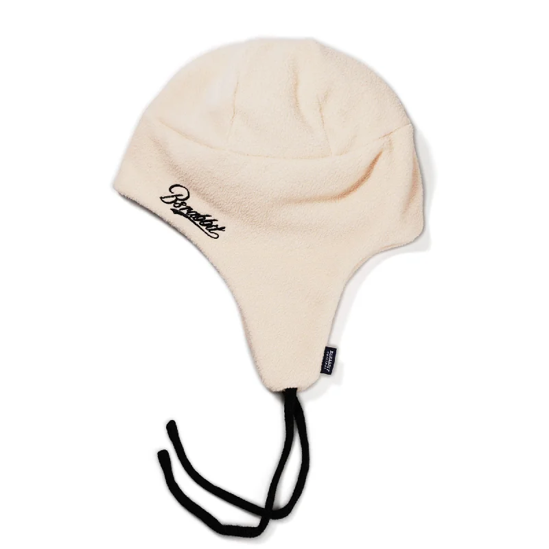 BSRBT WAPPEN FLEECE EARFLAP BEANIE CREAM