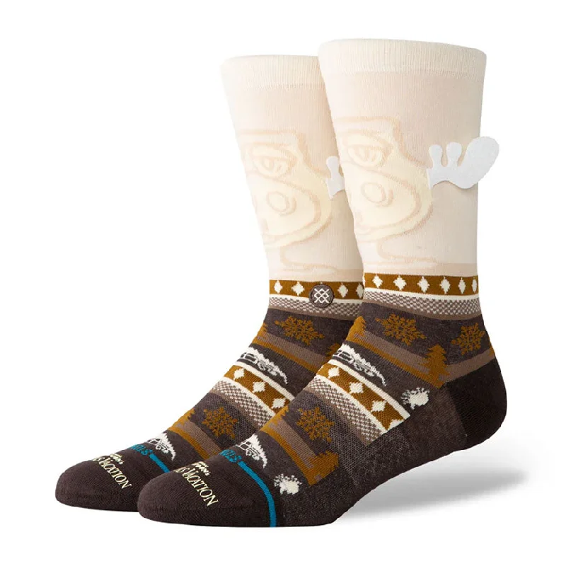 Stance Have Some Eggnog Crew Sock Darkbrown