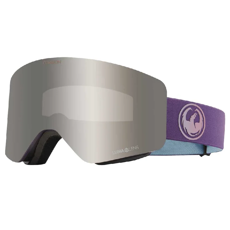 Dragon R1 OTG Snowboard Goggles 2025 - Deep Plum/Lumalens Silver Ion + Bonus Lens Lumalens Amber