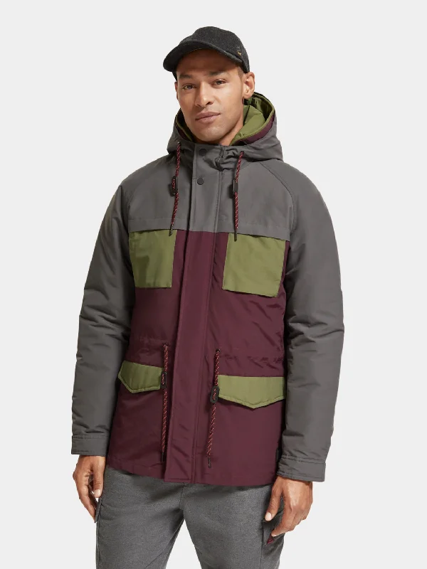 2 in 1 mid-length parka