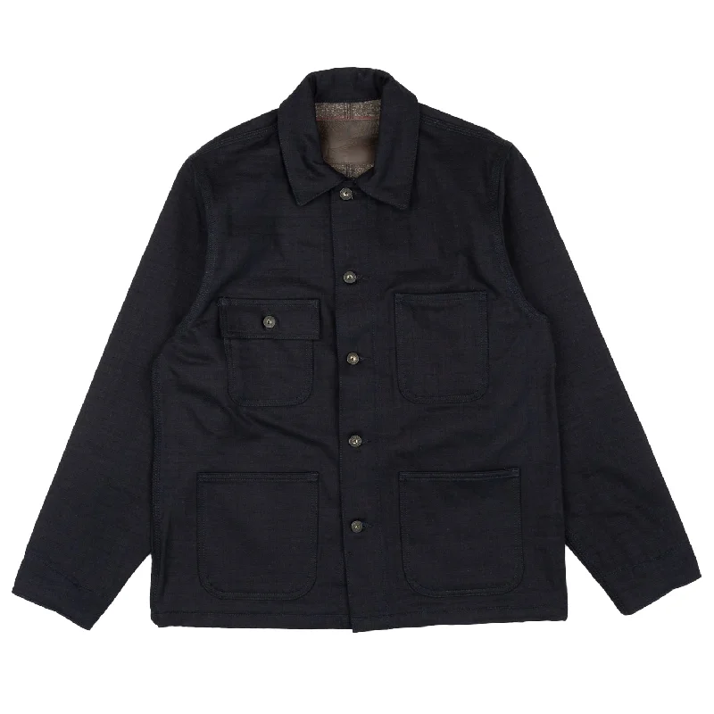 Chore Coat - Blanket Lined Denim - Indigo x Indigo