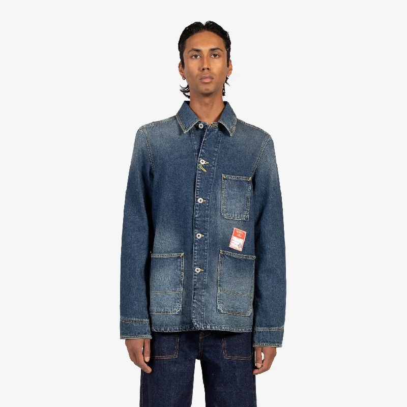 Dark Stone Workwear Denim Jacket