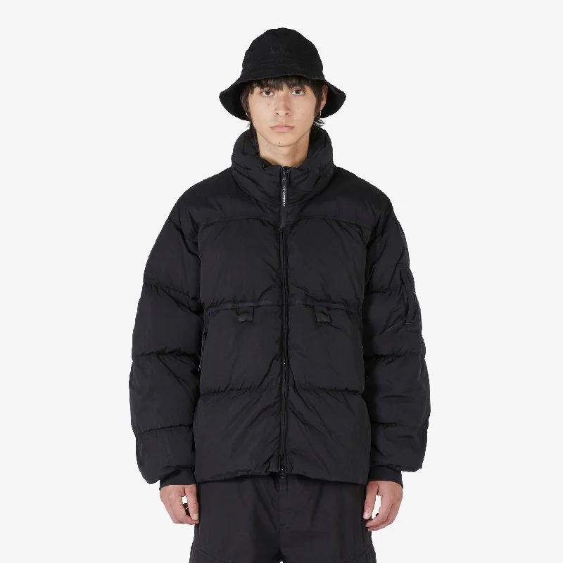 Eco-Chrome R Mixed Down Jacket Black