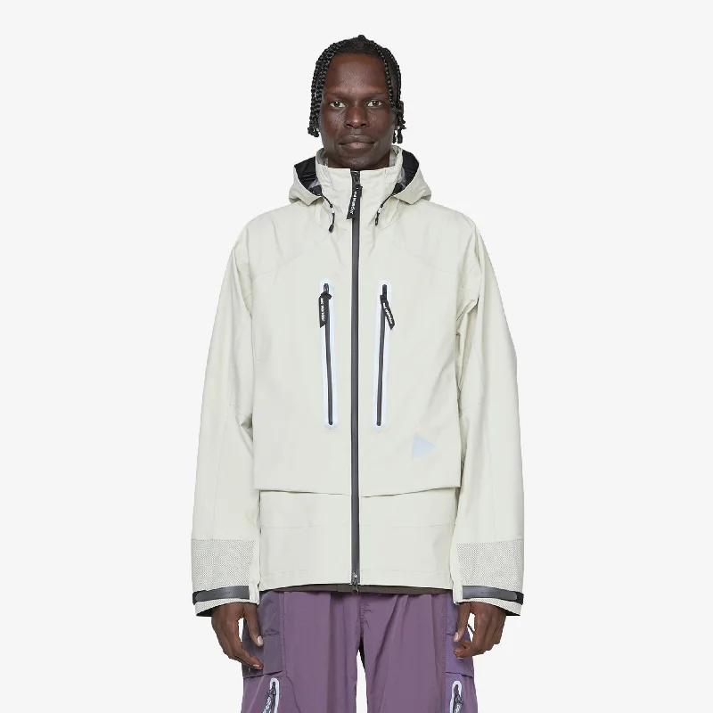 PERTEX SHIELD Rain Jacket Off White