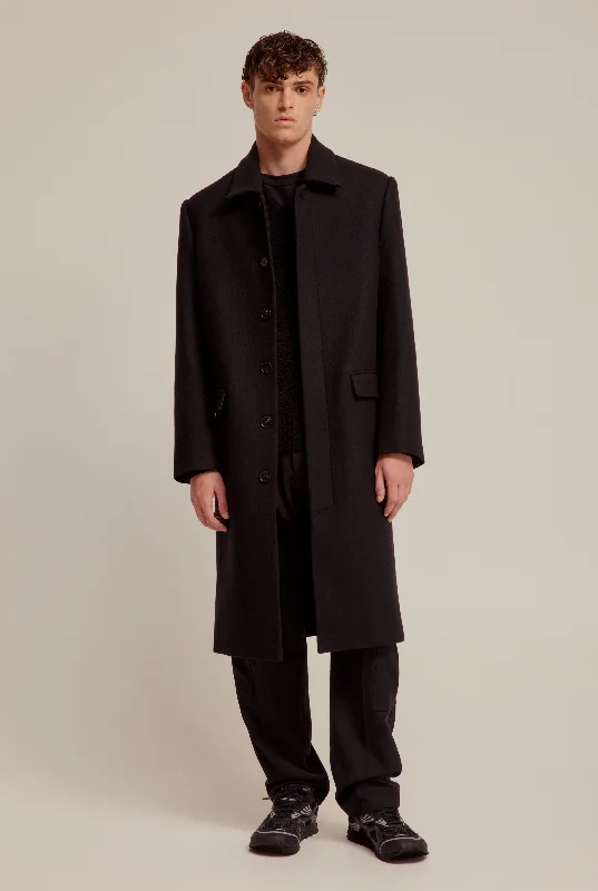 Wool Coat - Black