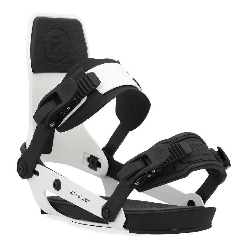 Ride Men's A-6 Snowboard Bindings 2025 White