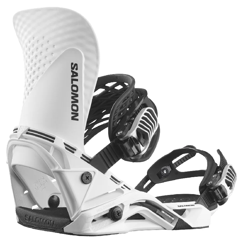 Salomon Hologram Snowboard Bindings 2025 White