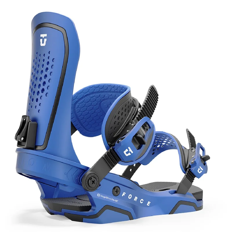 Union Force Snowboard Bindings Metallic Blue